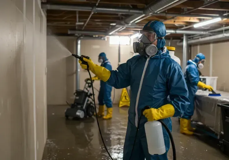 Basement Sanitization and Antimicrobial Treatment process in Saint Michaels, MD